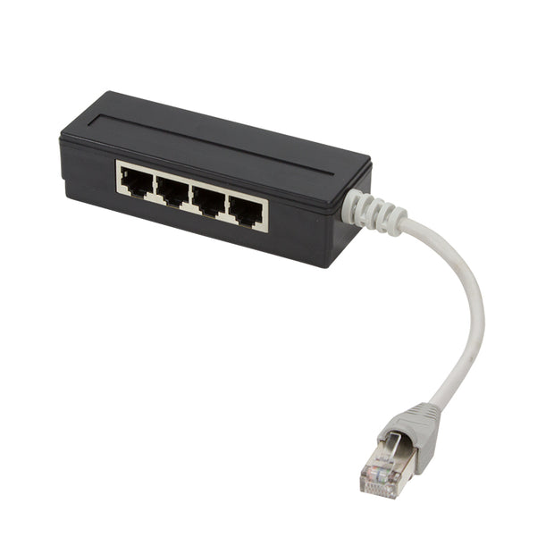 LogiLink MP0032 nätverksdelare Svart
