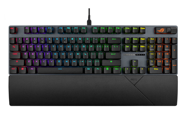ASUS ROG Strix Scope II X tangentbord Spela USB schweizisk Svart