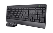 Trust Trezo tangentbord Mus inkluderad Universal RF Trådlös QWERTZ tyska Svart
