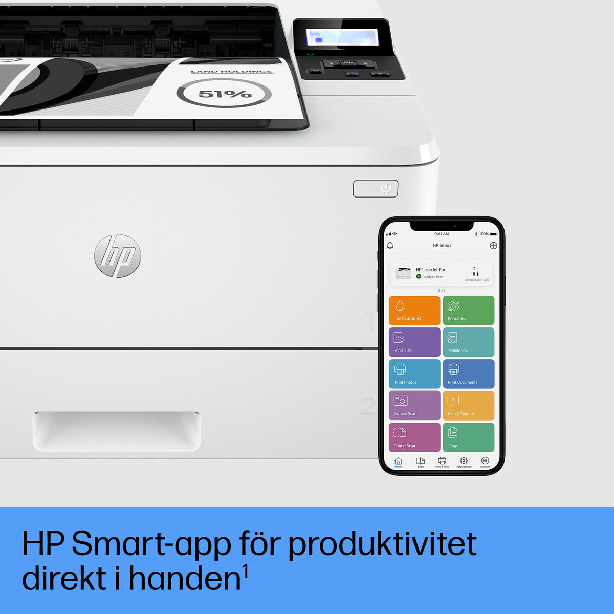 HP LaserJet Pro 4002dn-skrivare - Duplex - 2Z605F#B19
