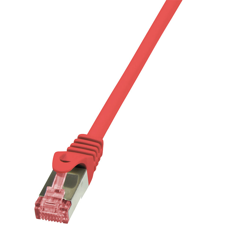 LogiLink 1m Cat.6 S/FTP nätverkskablar Röd Cat6 S/FTP (S-STP)