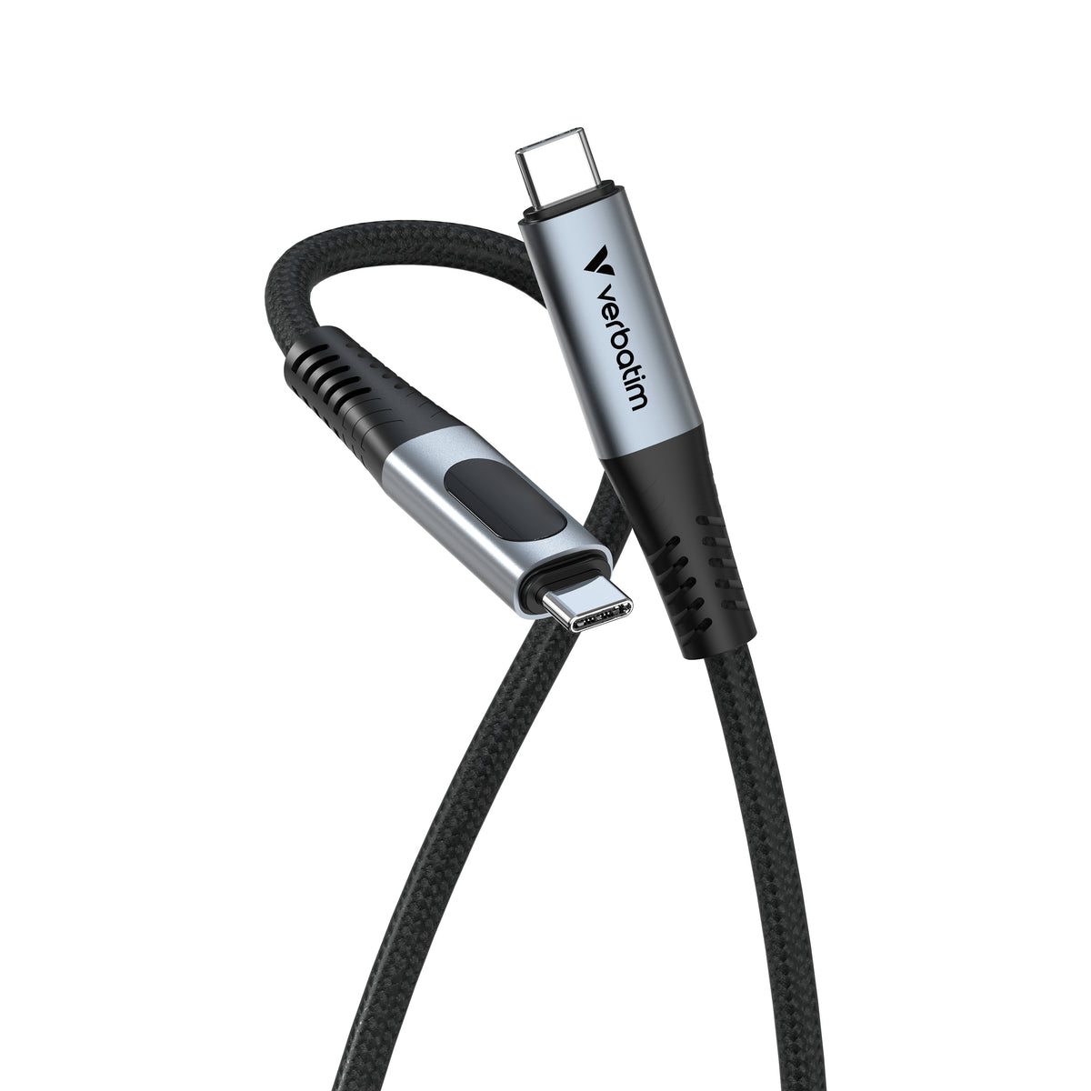 Verbatim 31849 USB-kablar USB4 Gen 2x2 1,2 m USB C 40 Gbit/s 240 W Svart