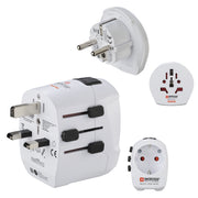 Hama World Travel Pro Light USB reseadaptrar Universal Vit