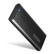 Axagon EEM2-SB2 Hölje för lagringsenheter SSD-inkapsling Svart M.2