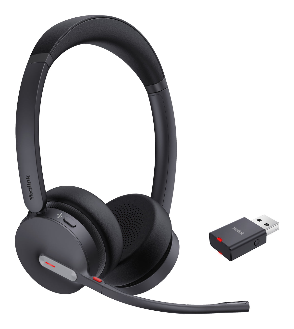 Yealink WH64 Hybrid Dual UC Headset Trådlös Huvudband Kontor/callcenter Micro-USB