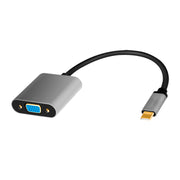 LogiLink CUA0104 videokabeladapter 0,15 m USB Type-C VGA (D-Sub) Svart