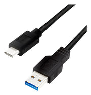 LogiLink CU0169 USB-kablar USB 3.2 Gen 1 (3.1 Gen 1) 1,5 m USB C USB A 5 Gbit/s Svart