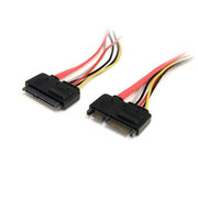 StarTech.com SATA22PEXT SATA-kablar 0,35 m SATA 22-pin SATA 7-pin + 15-pin Röd