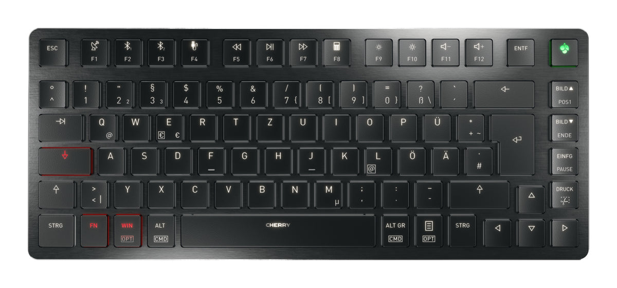 CHERRY KW X ULP 2.0 MINI tangentbord Hem / Kontor USB + RF Wireless +