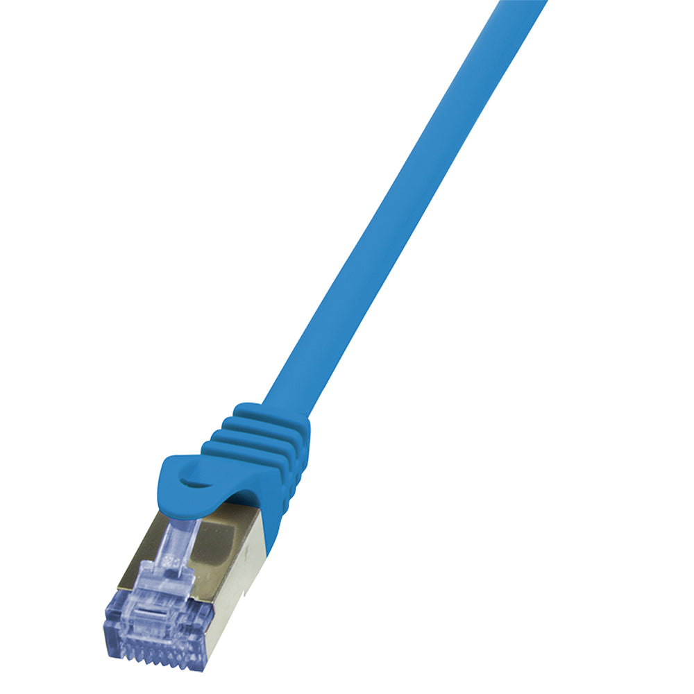 LogiLink 0.5m Cat.6A 10G S/FTP nätverkskablar Blå 0,5 m Cat6a S/FTP (S-STP)
