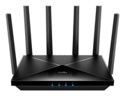 Cudy WR6500 trådlös router Gigabit Ethernet Dual-band (2,4 GHz / 5 GHz) Svart