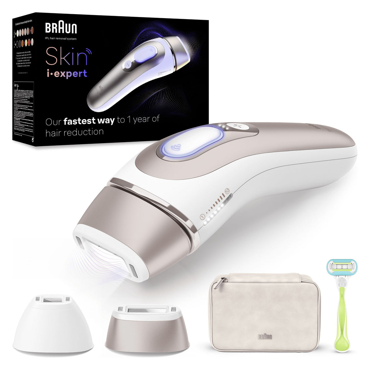 Braun Skin i-expert PL7147 Intensivt pulserat ljus (IPL) Rose Gold