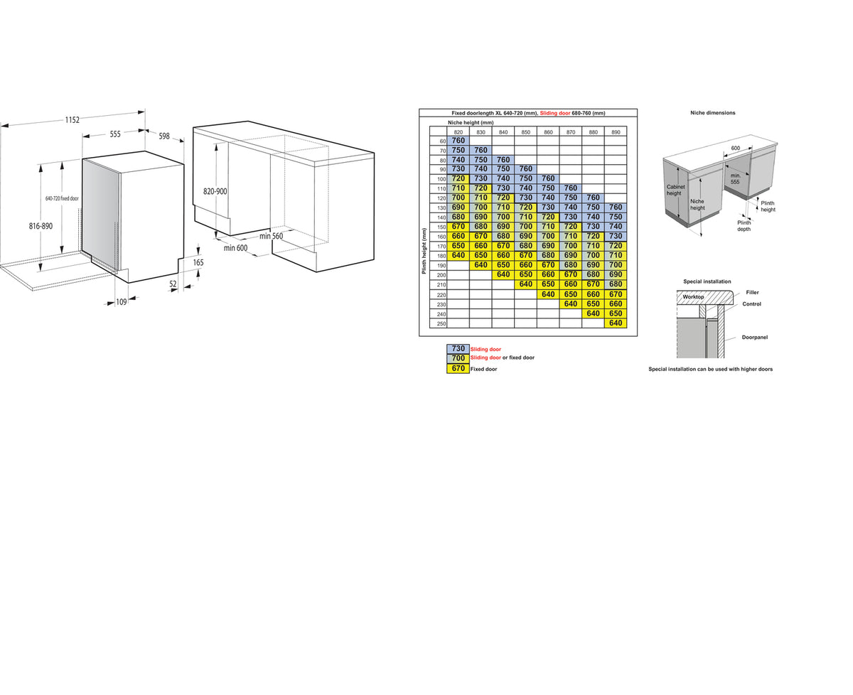 Gorenje GV673C65 Underbyggd 16 kuvert