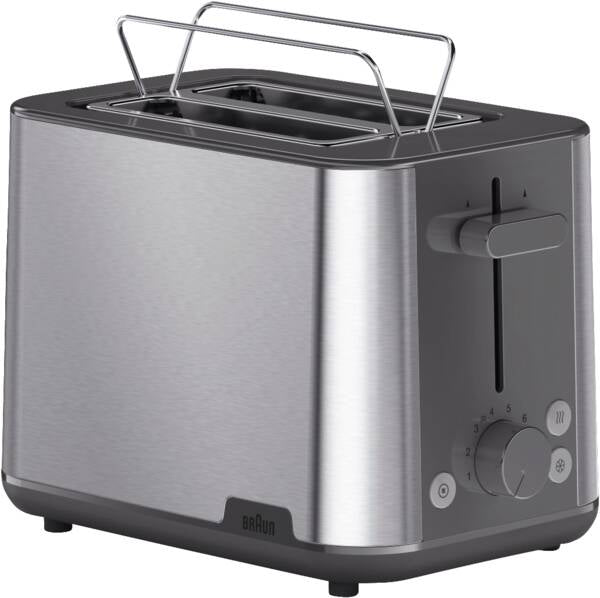 Braun HT 1510 GY 6 2 skivor 900 W Grå brödrostar