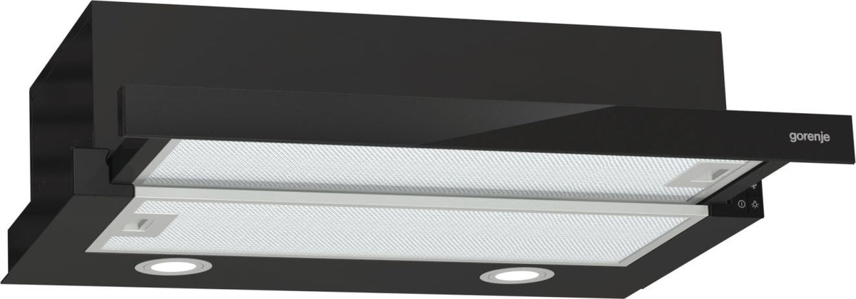 Gorenje TH62E4BG Halvinbyggd (utdragbar) Svart 450 m³/h