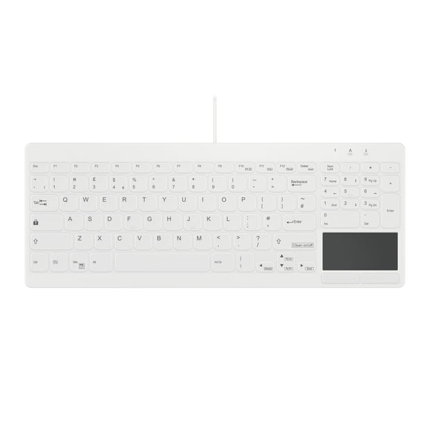 Contour Design Active Key AK-C7412 tangentbord Medical USB Engelska (Storbritannien) Vit