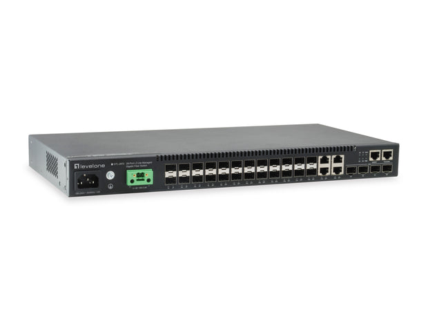 LevelOne GTL-2872 nätverksswitchar hanterad L3 Svart
