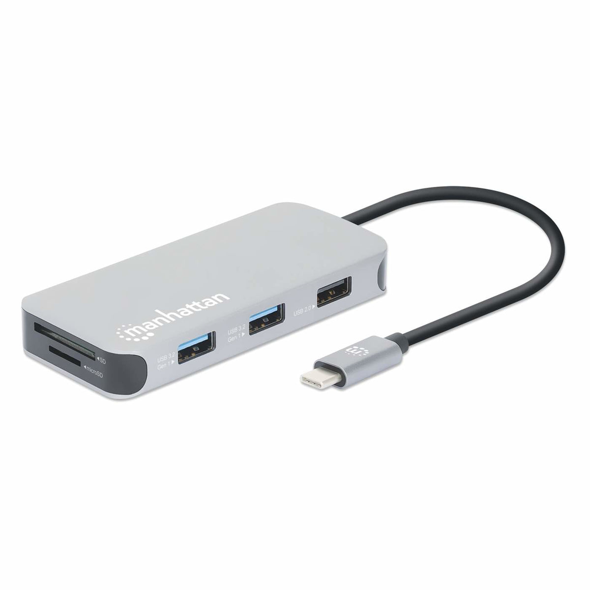 Manhattan 130615 dockningsstationer för bärbara datorer Kabel USB 3.2 Gen 1 (3.1 Gen