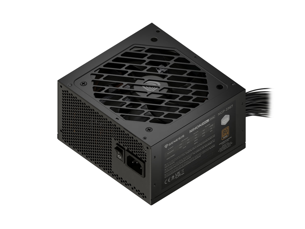 GENESIS Nihon 650NM strömförsörjningsenheter 650 W 20+4 pin ATX Svart