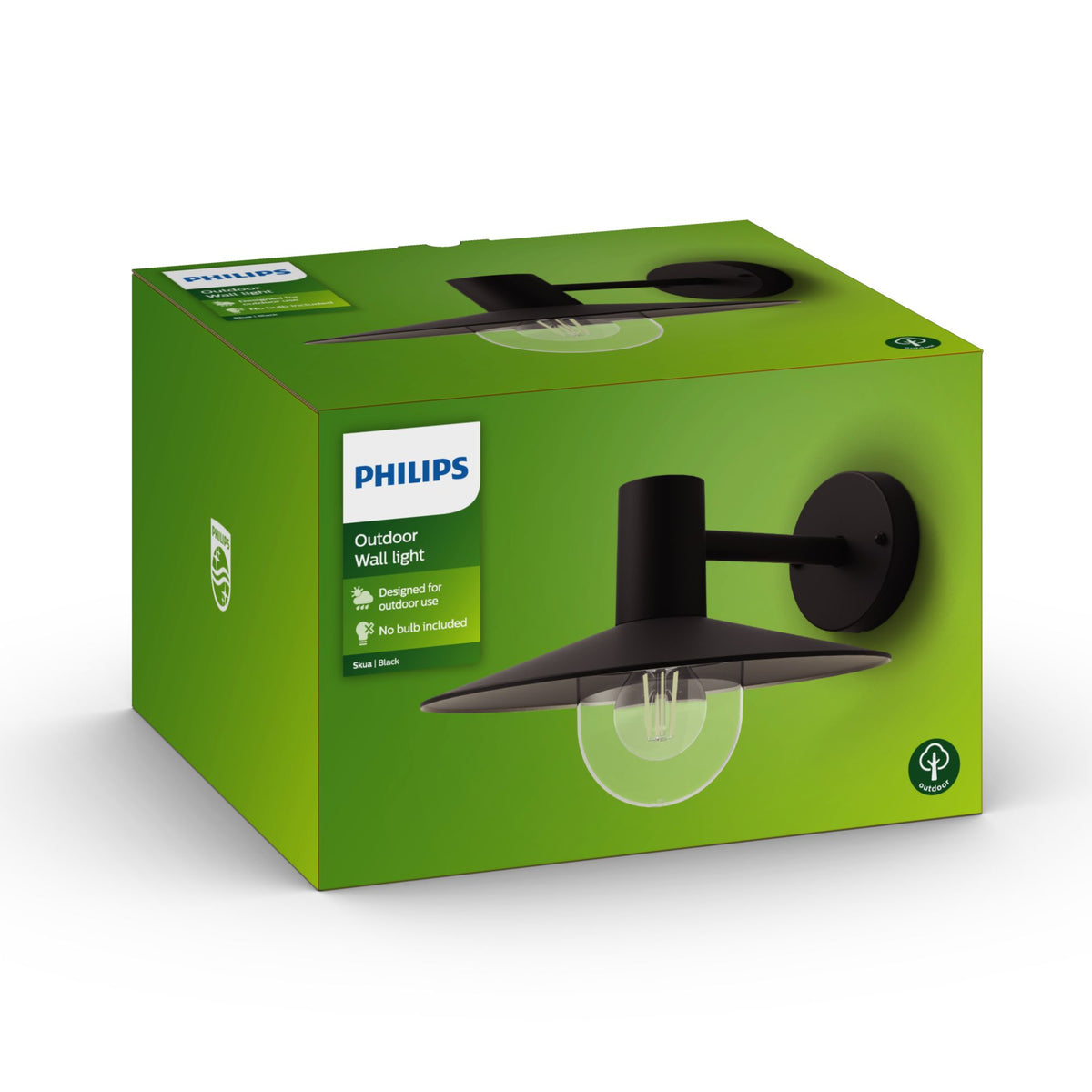 Philips myGarden Skua vägglampa 42 W E27 ljuskälla medföljer inte