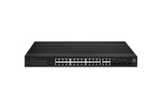 LevelOne IGS-2128 nätverksswitchar hanterad L2 Gigabit Ethernet (10/100/1000) Svart