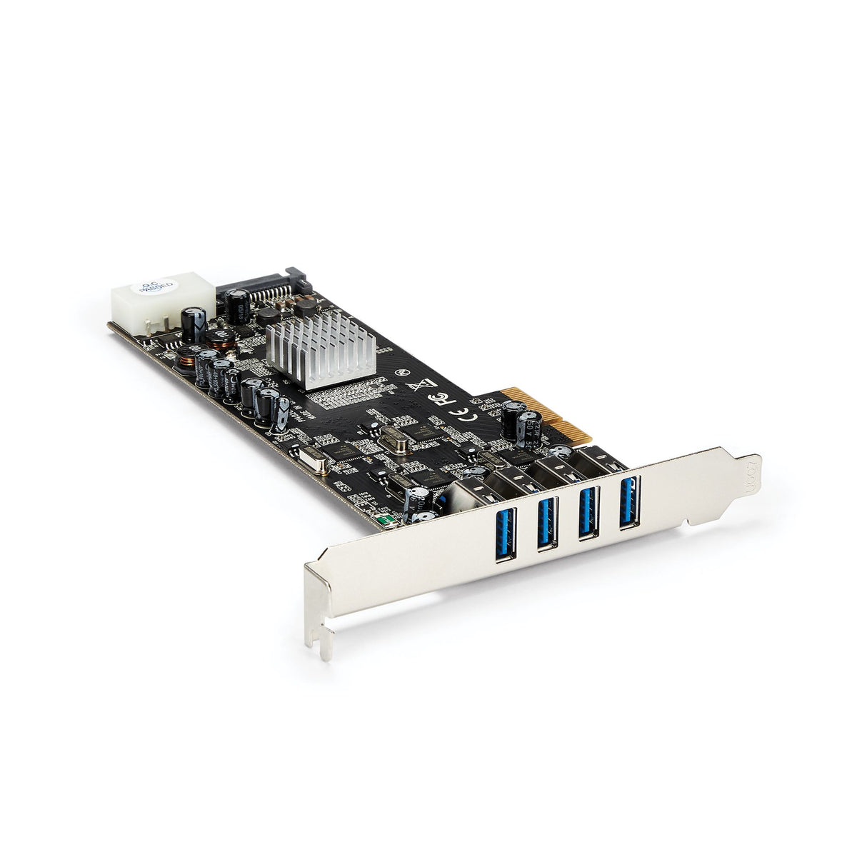 StarTech.com PCI Express (PCIe) SuperSpeed USB 3.0-kortadapter med 4 portar och 4