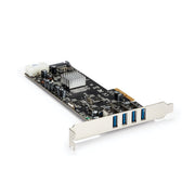 StarTech.com PCI Express (PCIe) SuperSpeed USB 3.0-kortadapter med 4 portar och 4