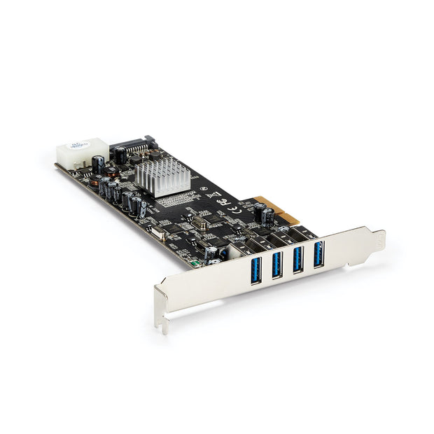 StarTech.com PCI Express (PCIe) SuperSpeed USB 3.0-kortadapter med 4 portar och 4