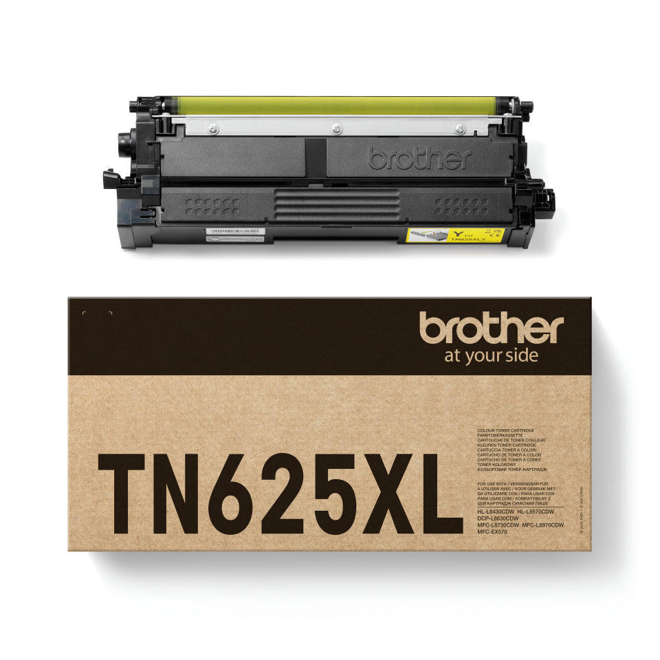 Brother TN-625XLY Tonerkassett Original Gul