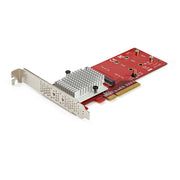 StarTech.com x8 Dual M.2 PCIe SSD-adapter