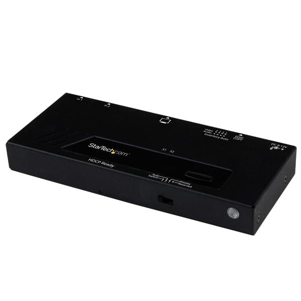 StarTech.com HDMI-switch med 2 portar och automatisk och prioriterad växling