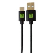 Techly ICOC MUSB20-CMAM01T USB-kablar USB 2.0 0,1 m USB A USB C 0,48 Gbit/s Svart