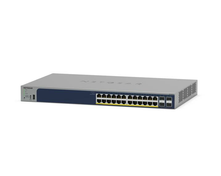 NETGEAR GS728TPP hanterad L2/L3/L4 Gigabit Ethernet (10/100/1000) Strömförsörjning
