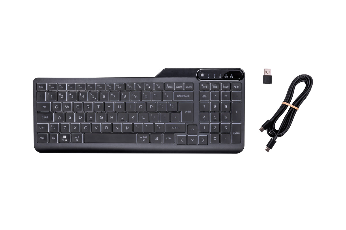 HP 400 Bakgrundsbelyst trådat tangentbord
