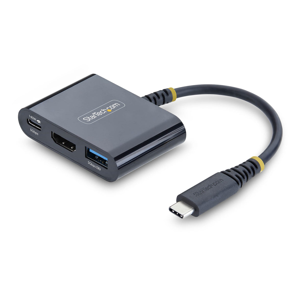 StarTech.com USB-C till HDMI-multiportadapter med 140 W PD-laddning