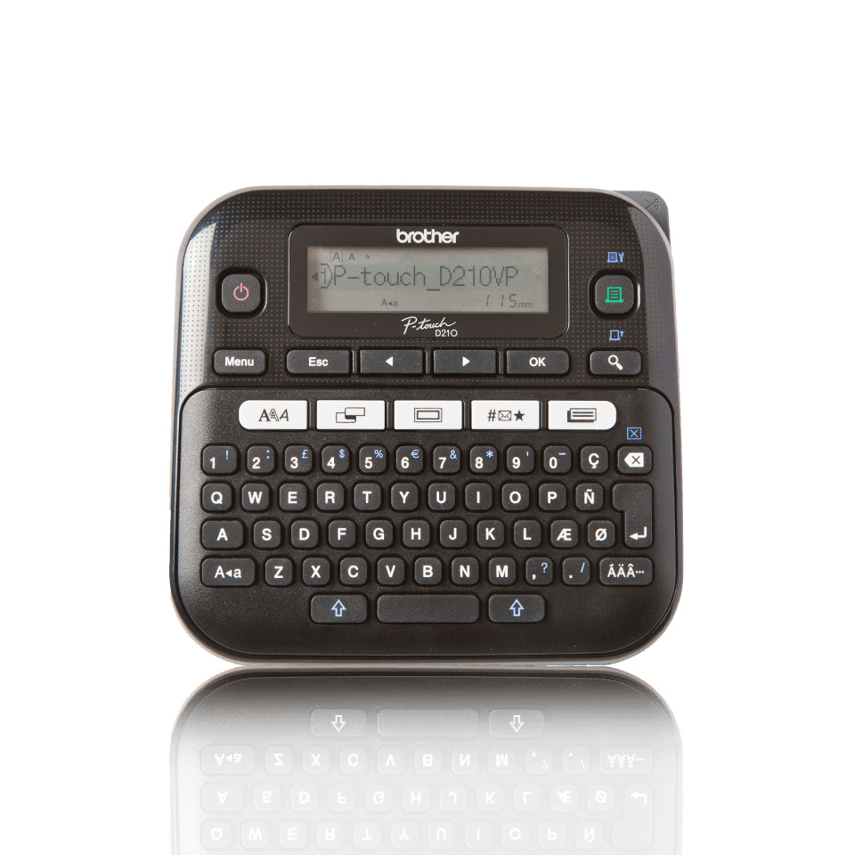 Brother PT-D210VP etikettskrivare Termal transfer 180 x 180 DPI 20 mm/sek QWERTY