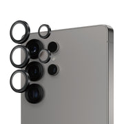 PanzerGlass Hoops Camera Lens Protector Black Samsung Galaxy S25 Ultra Genomskinligt