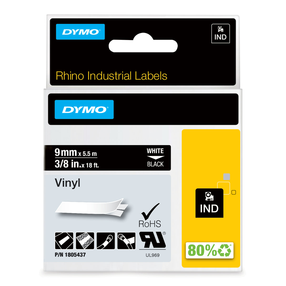 DYMO Industriella Rhino-vinyletiketter