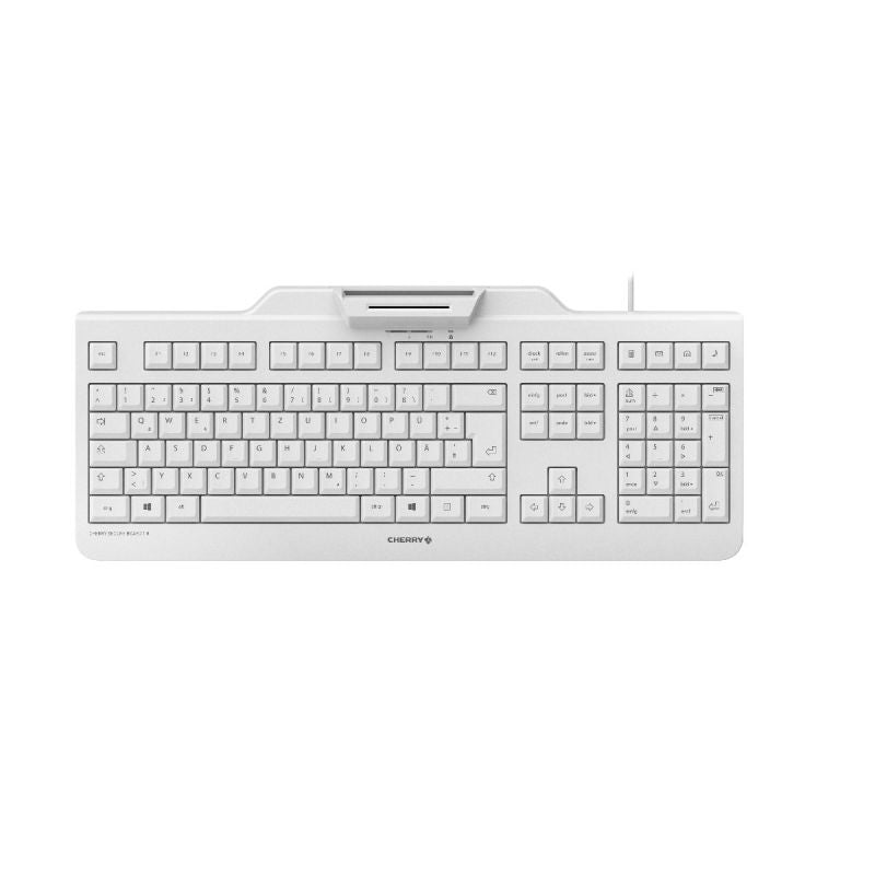 CHERRY SECURE BOARD 1.0 tangentbord Kontor USB QWERTZ tyska Grå