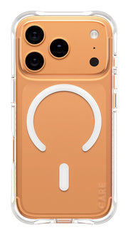 PanzerGlass CARE by Samba Case Transparent w. White MagSafe iPhone 17 Pro