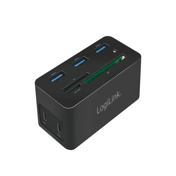 LogiLink UA0370 dockningsstationer för bärbara datorer Kabel USB 3.2 Gen 1 (3.1 Gen