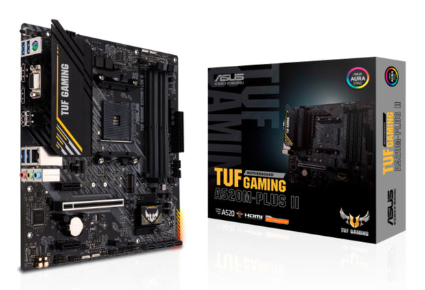 ASUS TUF GAMING A520M-PLUS II AMD A520 Uttag AM4 micro ATX