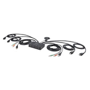 StarTech.com C2-DH46-UA2-CBL-KVM KVM-switchar Svart