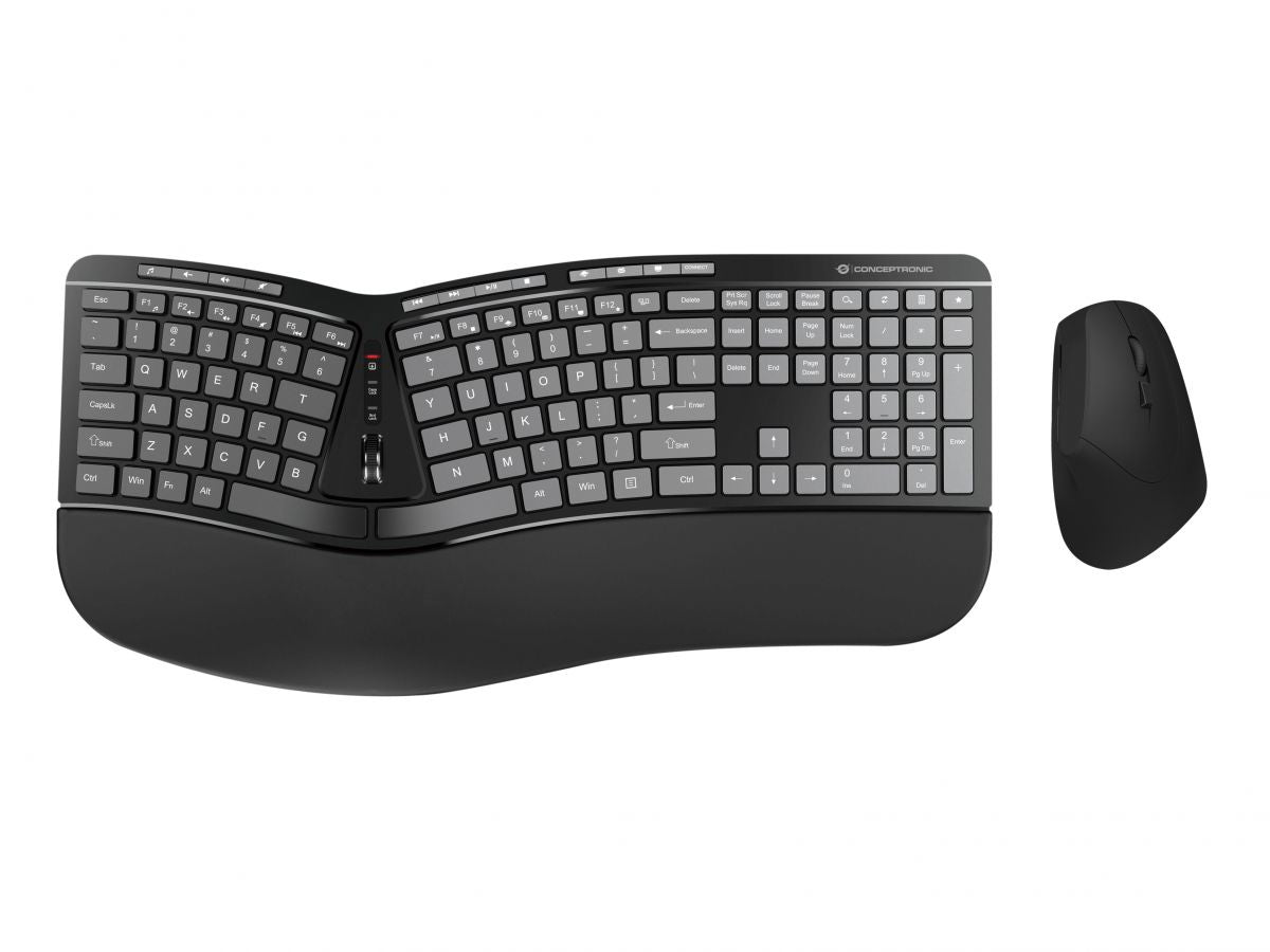 Conceptronic ORAZIO02US tangentbord Mus inkluderad Kontor RF Trådlös QWERTY Engelska