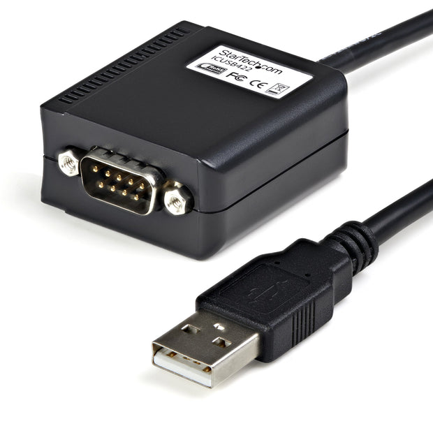 StarTech.com ICUSB422 kabelomvandlare (hane/hona) DB9 M USB-A FM Svart