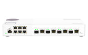 QNAP QSW-M2106-4C nätverksswitchar hanterad L2 2.5G Ethernet (100/1000/2500) Vit