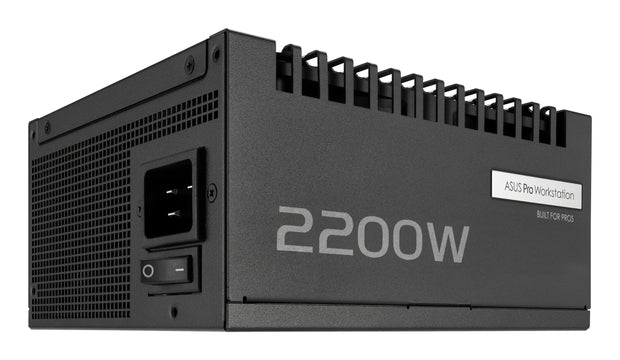 ASUS Pro WS 2200W Platinum strömförsörjningsenheter 20+4 pin ATX Svart