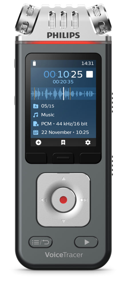 Philips VoiceTracer Svart