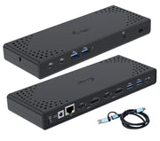 i-tec CADUA4KDOCKPDL2 dockningsstationer för bärbara datorer Kabel USB 3.2 Gen 1