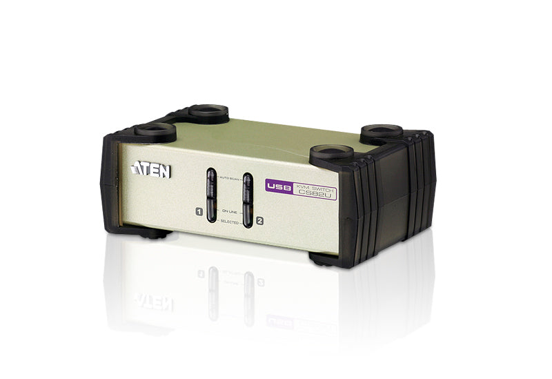 ATEN PS/2-USB VGA KVM-switch med 2 portar